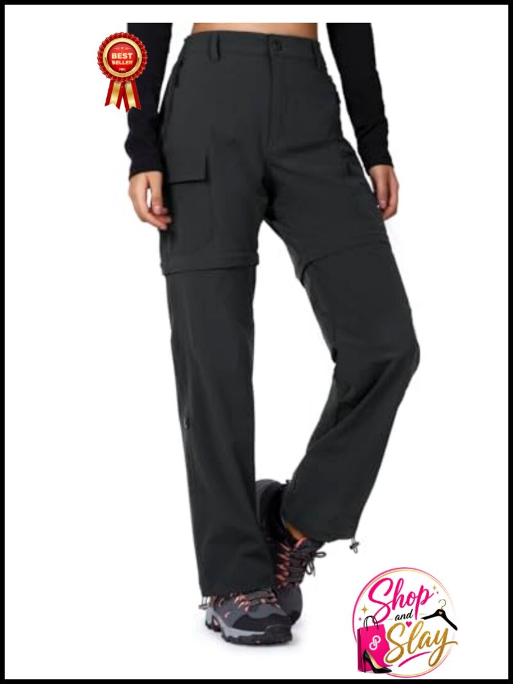 Convertible Hiking Pants Lightweight Moisture Wicking Outdoor